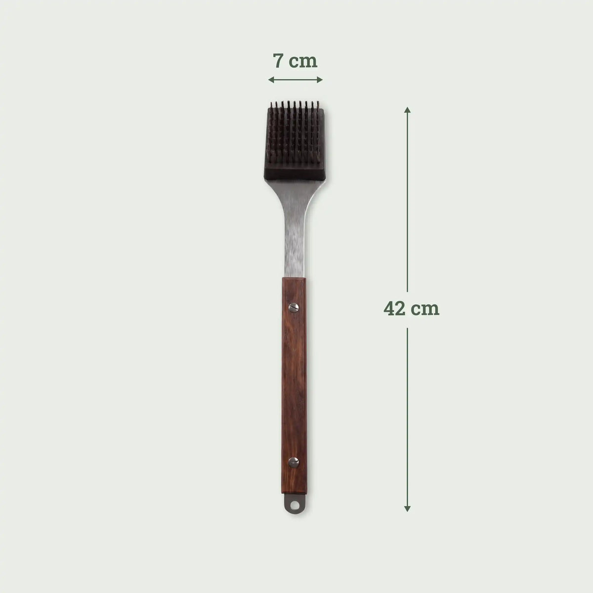 Dimensions de la brosse à grille Forest Grill, 42 x 7 cm