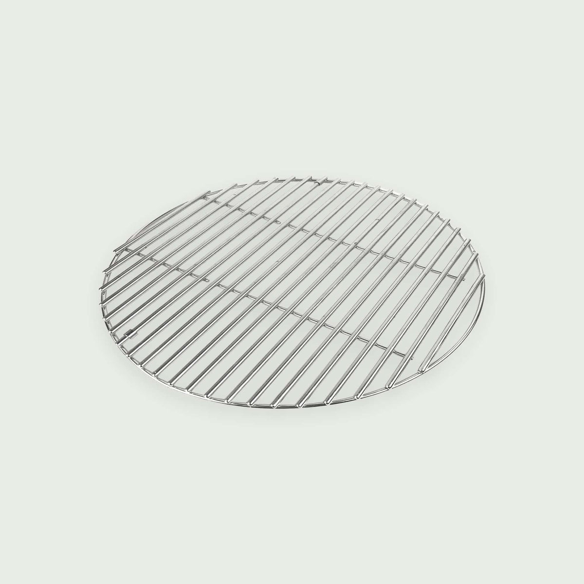 Grille de cuisson en acier inoxydable pour Kamado, résistante à la chaleur et facile à nettoyer, idéale pour griller viandes, poissons et légumes.