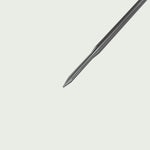 Pointe de la sonde en acier inoxydable du thermomètre de cuisson, conçue pour mesurer précisément la température à cœur des viandes.